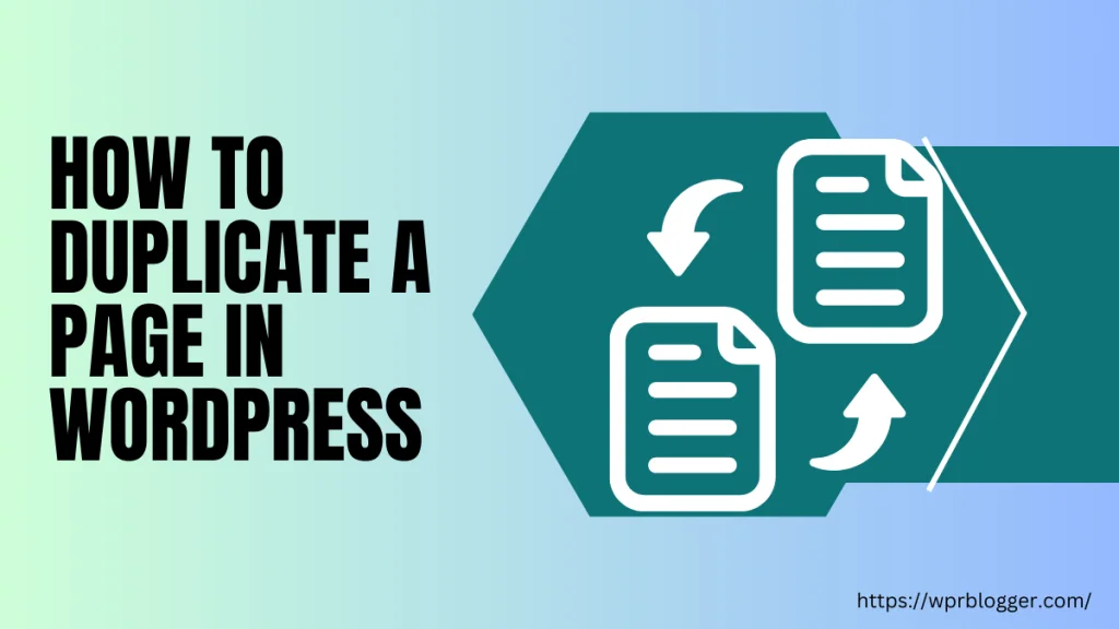 How to Duplicate a Page in WordPress - featured image