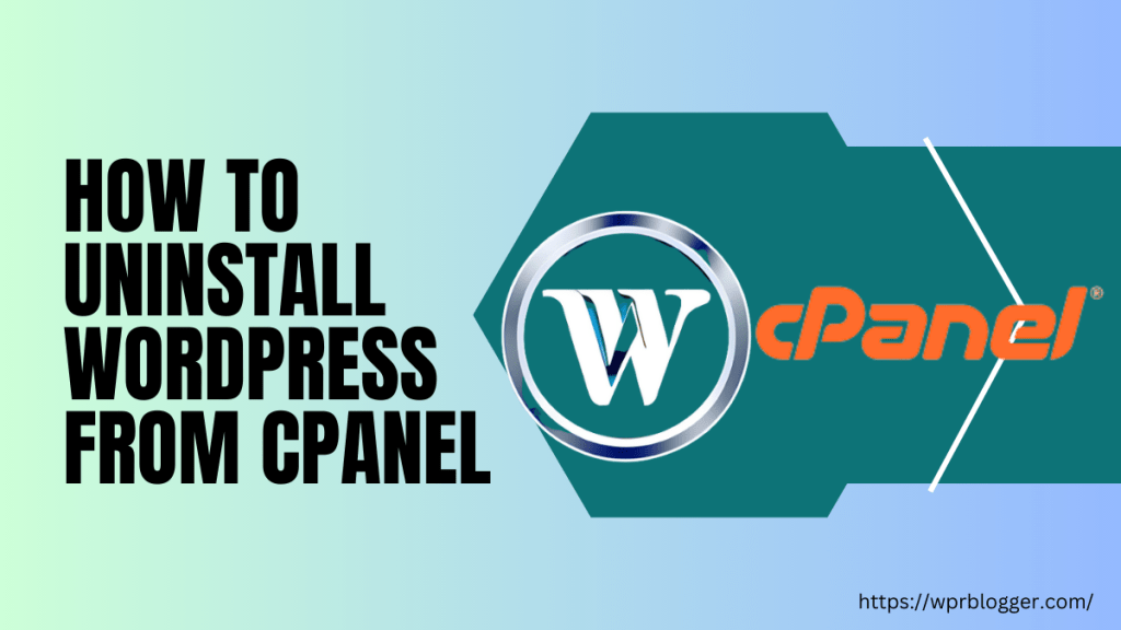 How to Uninstall WordPress From cPanel - featured image