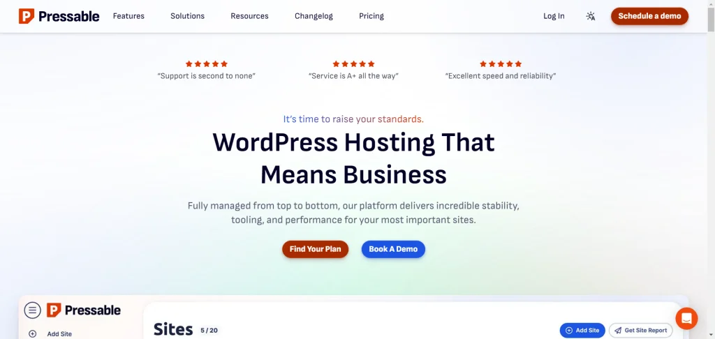 Pressable WordPresss hosting platform Pressable - WordPress hosting platform