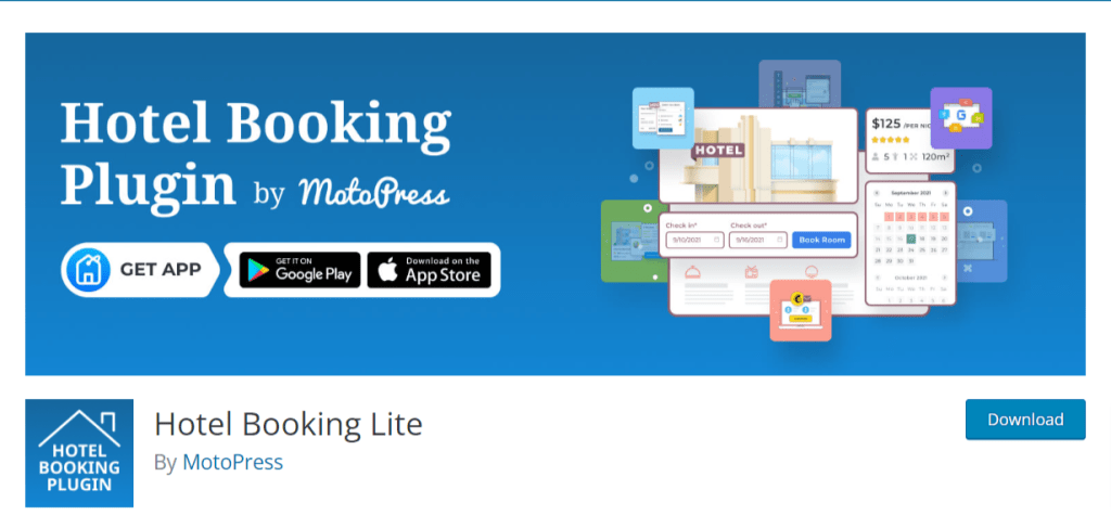 Hotel booking by Moto press