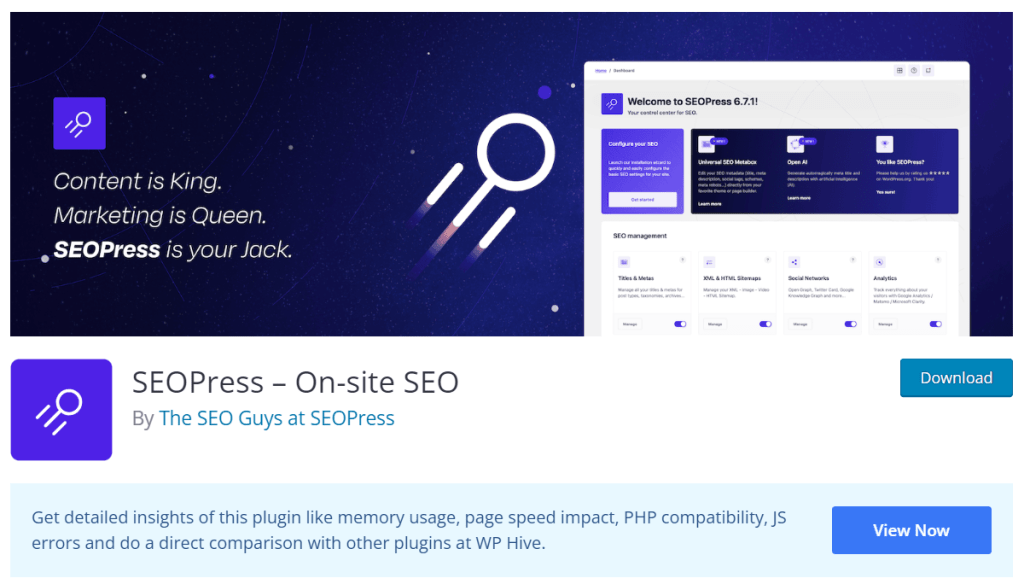 SEOpress WordPress plugin