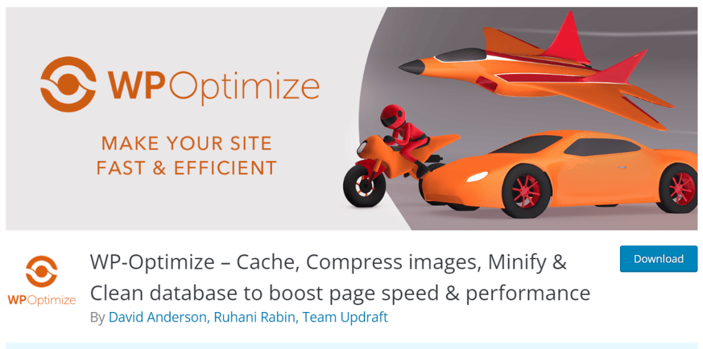 WP-Optimize - WordPress database cleanup plugin