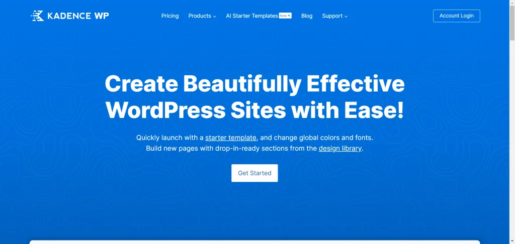 Kadence WP Free and Premium WordPress Themes Plugins 1 Kadence WP themes homepage