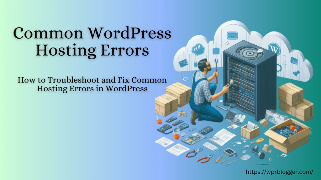 common WordPress hosting issues - featured image