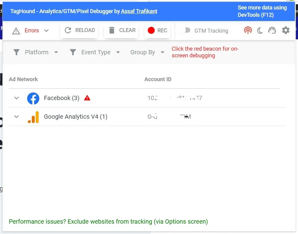 Google tag manager Google tag manager debug extensions