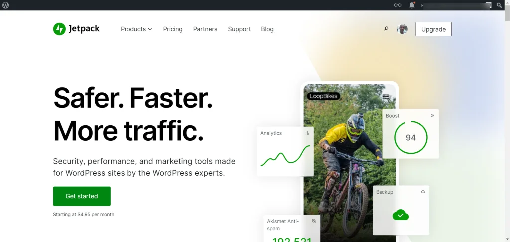 JetPack homepage