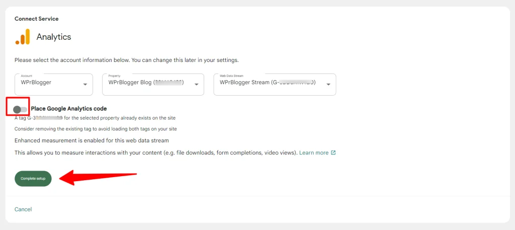 Setting up Site Kit Google Plugin Connecting Site Kite plugin by Google in WordPress dashboard