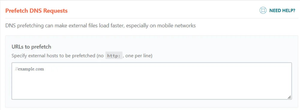 WP Rocket DNS Prefetch WP Rocket - DNS Prefetch