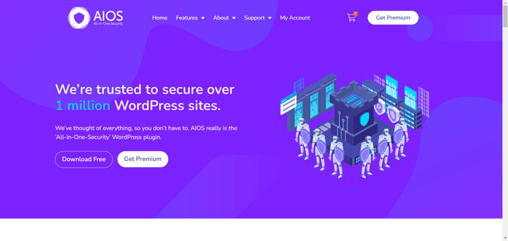 All In One WP Security & Firewall - homepage