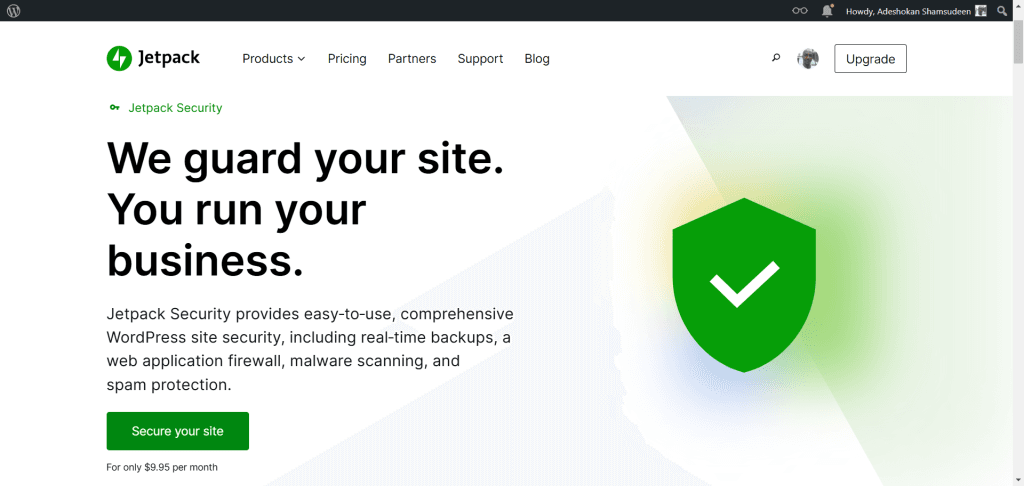JetPack Security - homepage