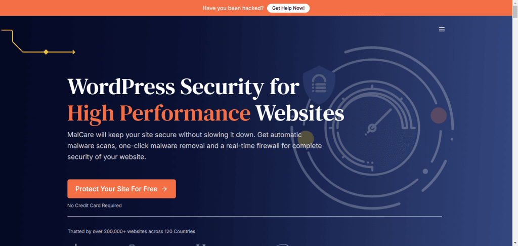 Malcare - homepage
