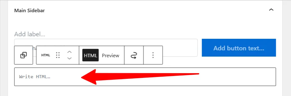 Custom HTML Widget in WordPress Custom HTML Widget in WordPress