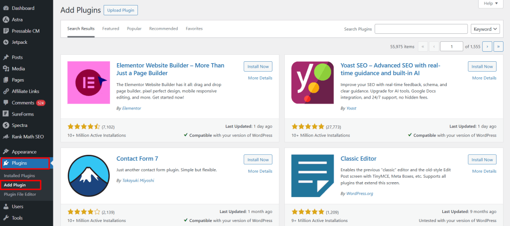 Plugin and add new menu in WordPress admin