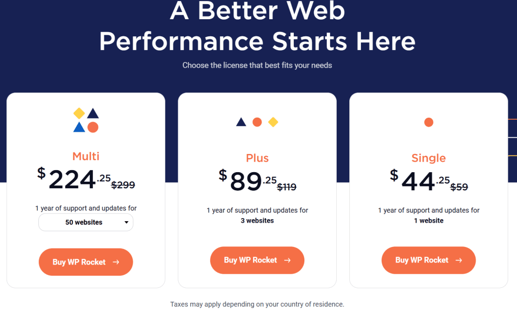 WP Rocket Halloween 25% discount sale price list