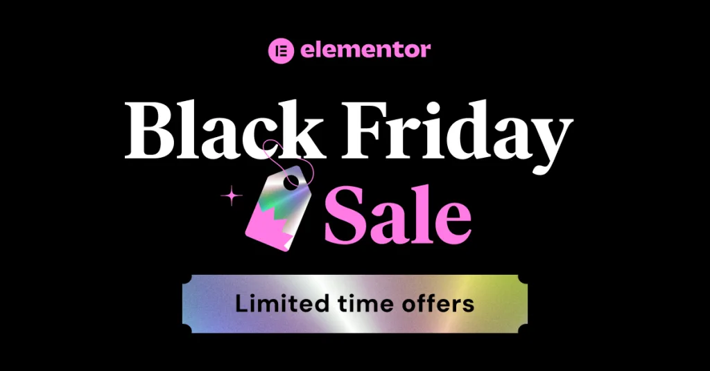 Elementor Black Friday Banner 2025 Elementor Black Friday Banner 2025