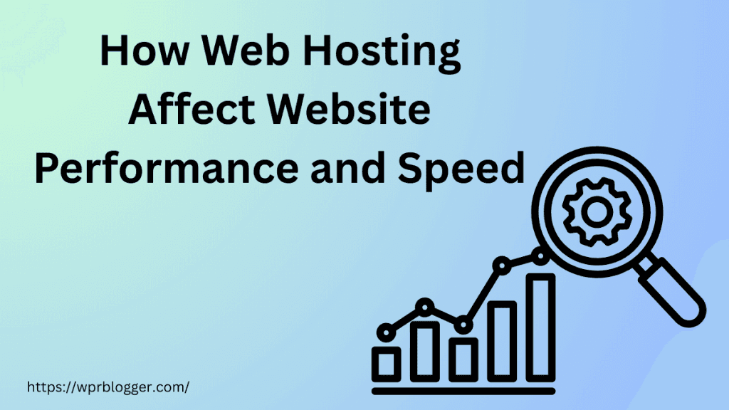 Featured image illustration for a guide on how web hosting affects website performance and speed.